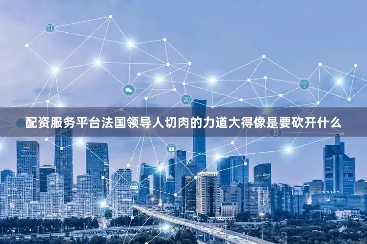 配资服务平台法国领导人切肉的力道大得像是要砍开什么