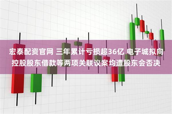宏泰配资官网 三年累计亏损超36亿 电子城拟向控股股东借款等两项关联议案均遭股东会否决